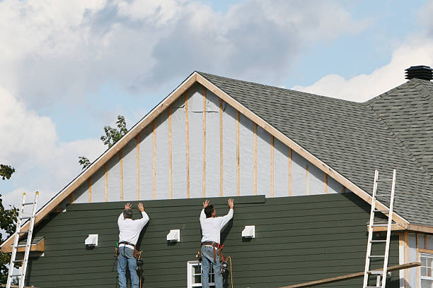 Professional Siding Installation technician working in Lawrence, PA